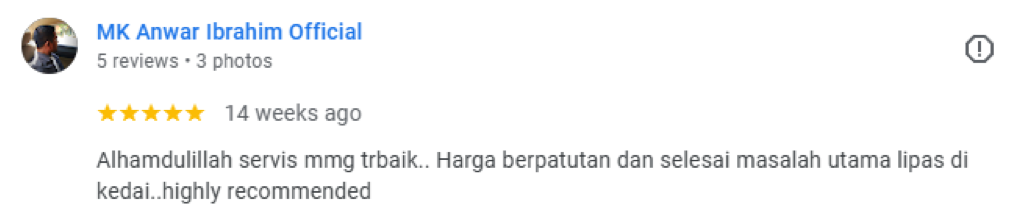 Customer Testimonial 3